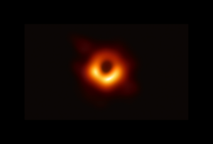 Cień supermasywnej czarnej dziury w centrum Messier 87